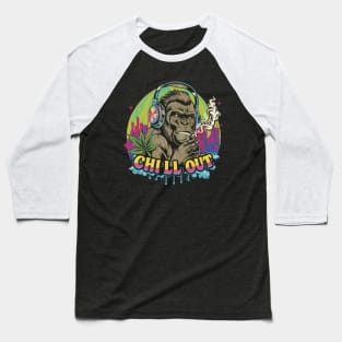 Jungle Vibe: The Hip Hop Gorilla Baseball T-Shirt